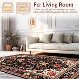 Artful Vibrant Petal Arrangement(Black)