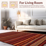 Contemporary Vivid Stripe Blend(Red)