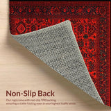 Gothic Distressed Border Motif(Red)