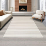 Ultra Soft Area Rug, Non Slip, Stain Resistant, Washable Area Rugs for Living Room, Bedroom, Contemporary Gray Lattice Style(Gray)
