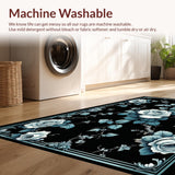 Striking Rose Patterned Sensation(Blue)