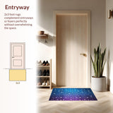 Ultra Soft Area Rug, Non Slip, Stain Resistant, Washable Area Rugs for Living Room, Bedroom, Luxurious Plush Living Room Area Rug(Purple)