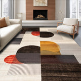 Ultra Soft Area Rug, Non Slip, Stain Resistant, Washable Area Rugs for Living Room, Bedroom, Minimalist Soft Animal Texture(Beige)