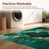 Contemporary Emerald and Gold Fusion(Green)