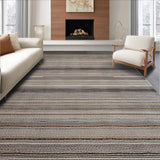Ultra Soft Area Rug, Non Slip, Stain Resistant, Washable Area Rugs for Living Room, Bedroom, Stylish Modern Tiled Pattern(Gray)