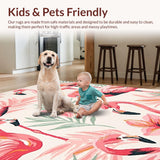 Eclectic Colorful Avian Artwork(Pink)