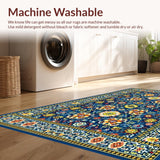 Vivid Ethnic Geometric Design(Blue)