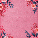 Ultra Soft Area Rug, Non Slip, Stain Resistant, Washable Area Rugs for Living Room, Bedroom, Romantic Pink Floral Bathroom Non-Skid Rug(Pink)