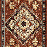 Ultra Soft Area Rug, Non Slip, Stain Resistant, Washable Area Rugs for Living Room, Bedroom, Rustic Texas Star Entryway Non-Slip Washable Carpet(Brown)