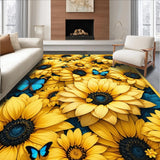 Cozy Earthy Floral Circular Style(Yellow)