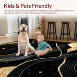 Opulent Modernist Geometric Arrangement(Black)