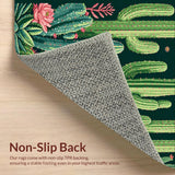 Artistic Green and Pink Botanical Fusion(Green)