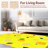 Charming Quirky Lemon Motif(Yellow)