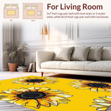 Chic Sunflower Patterned Decor(Yellow)