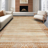 Ultra Soft Area Rug, Non Slip, Stain Resistant, Washable Area Rugs for Living Room, Bedroom, Elegant Warm Neutral Weave(Beige)