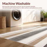 Beige and Slate with Gradient Stripes Abstract Textures(Beige)