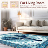 Striking Ethereal Round Design(Blue)