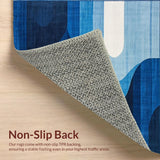 Elegant Dark Blue Mosaic Design(Blue)