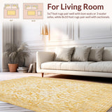Indoor/ Area Carpet Tan Woven Rug(Beige)