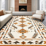 Tribal Earthy Diamond Motif(Beige)