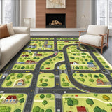 Playful Child Friendly Roadway Theme(Green)