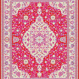 Contemporary Geometric Motif Fusion(Red)