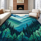 Cozy Blue Tones Wilderness(Blue)