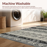 Stylish Monochrome Diamond Motif(Black)