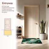 Luxe Gray Fluid Design Element(Green)