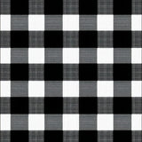 Bold Graphic Monochrome Checkered Look(Black)