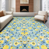 Lively Rustic Decor with Cheerful Hues(Blue)