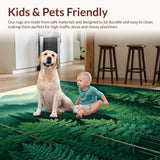 Vibrant Woodland Scene Runner(Green)