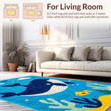 Dynamic Marine Life Educational Design(Blue)