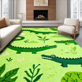 Lively Child Friendly Plush Decor(Green)