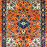 Stylish Vibrant Symmetrical Motif(Red)