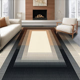 Ultra Soft Area Rug, Non Slip, Stain Resistant, Washable Area Rugs for Living Room, Bedroom, Elegant Contemporary Pattern Mix(Beige)