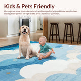 Joyful Celestial Patterned Accent(Blue)