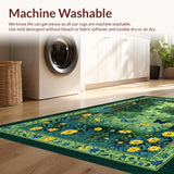 Lively Green Tiled Nature Scenes(Green)