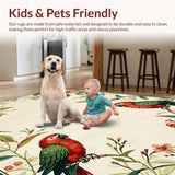 Charming Tropical Bird Motif(Beige)