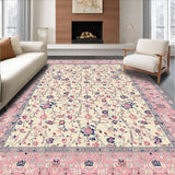 Elegant Pastel Blossom Motif(Beige)