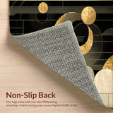 Elegant Neutral Gold Symmetrical Design(Black)