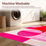 Chic Contemporary Blush Geometry(Red)
