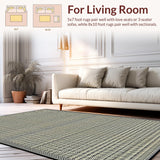 Transitional Striped Patterned Elegance(Beige)