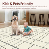 Minimalist Cream Linear Motif(Beige)