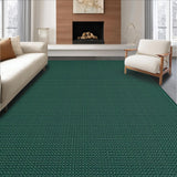 Ultra Soft Area Rug, Non Slip, Stain Resistant, Washable Area Rugs for Living Room, Bedroom, Luxurious Green Geometric Motif(Green)