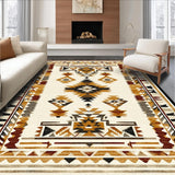 Ultra Soft Area Rug, Non Slip, Stain Resistant, Washable Area Rugs for Living Room, Bedroom, Contemporary Natural Textured Elements(Beige)