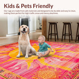 Vibrant Abstract Sunburst Aesthetic(Pink)