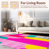 Bright Colorful Linear Aesthetics(Pink)