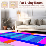 Vibrant Abstract Linear Arrangement(Blue)