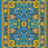Radiant Modern Trellis Artistry(Blue)